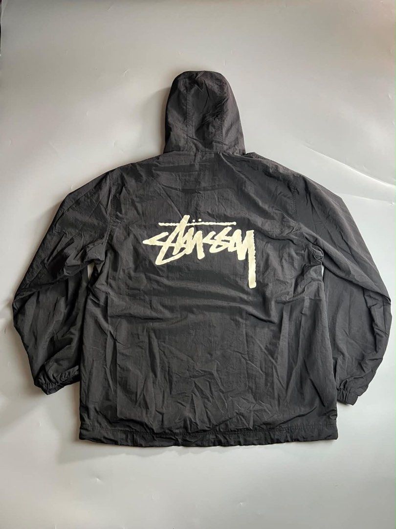 Stussy - Ripstop halfzip - Pullover hoodie (Category: Coats, Jackets and Outerwear) located in San Pablo. Submitted by hiddenrygn (Listing ID 1468947571, Image 2). Description: Stussy - Ripstop halfzip - Pullover hoodie Size : XL (24” 27”) No flaws Excellent condition Authentic DM!.