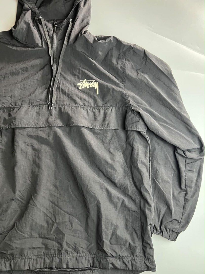 Stussy - Ripstop halfzip - Pullover hoodie (Category: Coats, Jackets and Outerwear) located in San Pablo. Submitted by hiddenrygn (Listing ID 1468947571, Image 3). Description: Stussy - Ripstop halfzip - Pullover hoodie Size : XL (24” 27”) No flaws Excellent condition Authentic DM!.