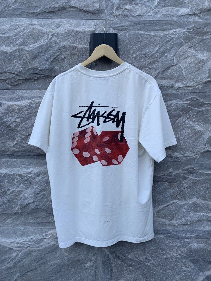 Stussy dice (Category: Tshirts & Polo Shirts ) located in Lipa City. Submitted by inglowetrust (Listing ID 1469080795, Image 2). Description: Size large 22x28 10/10 color rate.