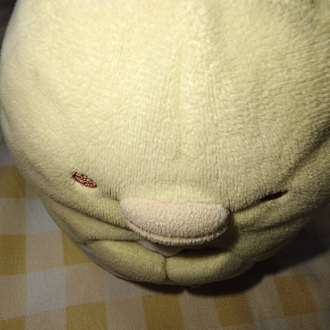 Sumikko Gurashi Penguin? Beaded Bottom Plush (Category: Plushies & Soft Toys) located in Quezon City. Submitted by cade_solato (Listing ID 1468965516, Image 3). Description: - has a beaded Bottom base and can stand on its own - you can insert a pen or any thin cylindrical object through their small flippers.