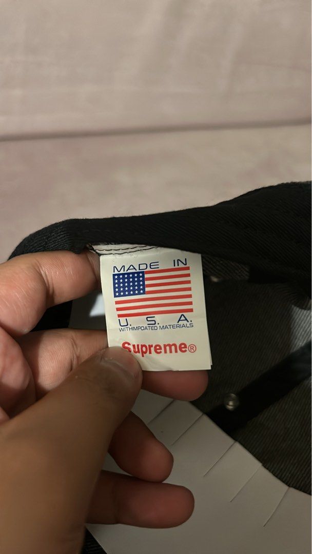 supreme studded cap (Category: Caps & Hats) located in Cavite. Submitted by mr.gb4h (Listing ID 1469106363, Image 3). Description: excellent condi studded denim cap.