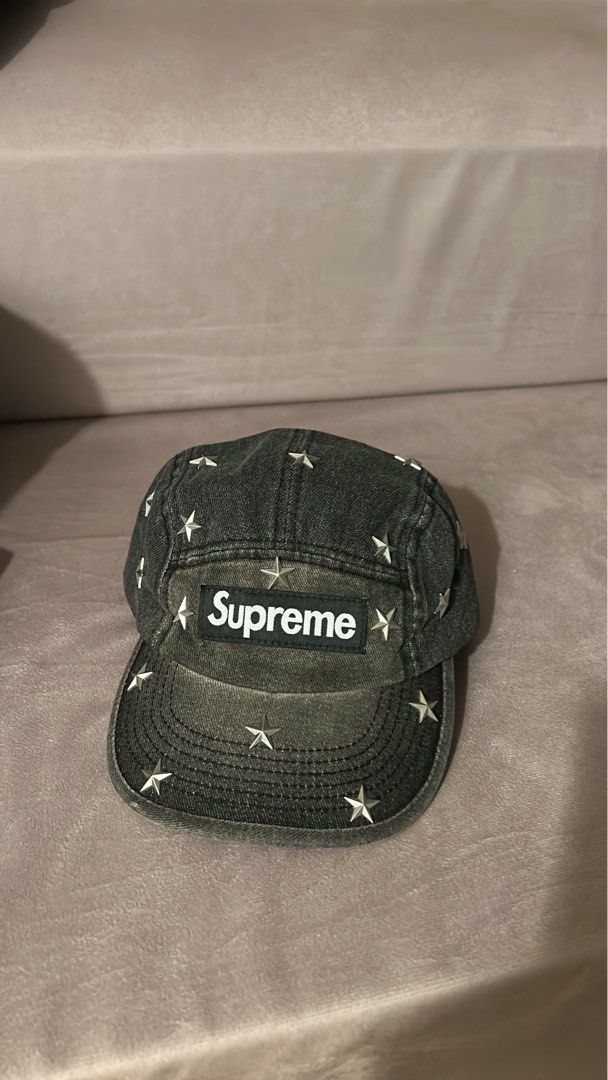 supreme studded cap (Category: Caps & Hats) located in Cavite. Submitted by mr.gb4h (Listing ID 1469106363, Image 1). Description: excellent condi studded denim cap.