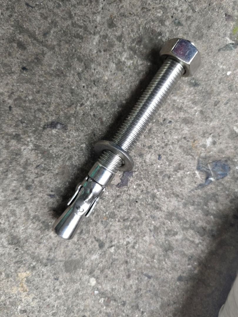 SUS 304 Wedge Anchor Specs: M16 x 150 (Category: Home Improvement Tools & Accessories) located in Manila. Submitted by 09171479278_elsie. (Listing ID 1469017269, Image 1). Description: SUS 304 Wedge Anchor Specs: M16 x 150.