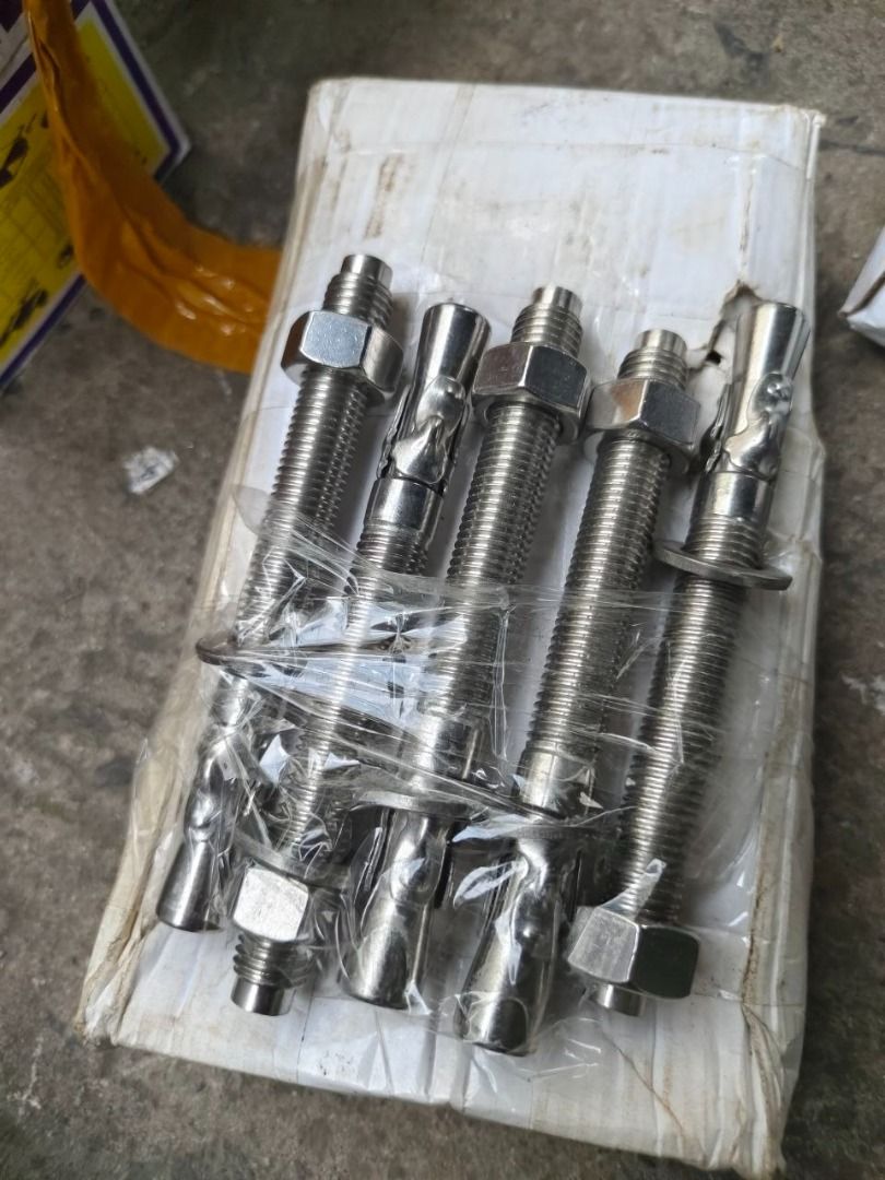 SUS 304 Wedge Anchor Specs: M16 x 150 (Category: Home Improvement Tools & Accessories) located in Manila. Submitted by 09171479278_elsie. (Listing ID 1469017269, Image 2). Description: SUS 304 Wedge Anchor Specs: M16 x 150.