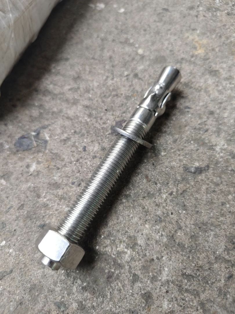 SUS 304 Wedge Anchor Specs: M16 x 150 (Category: Home Improvement Tools & Accessories) located in Manila. Submitted by 09171479278_elsie. (Listing ID 1469017269, Image 3). Description: SUS 304 Wedge Anchor Specs: M16 x 150.