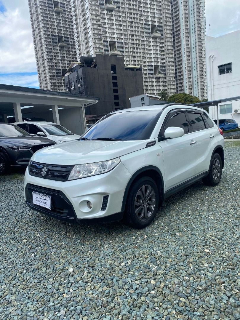 Suzuki Vitara GL Plus Auto (Category: Used Cars) located in Pasig City. Submitted by pureocean-057512 (Listing ID 1468972180, Image 2). Description: 2019 SUZUKI VITARA GL PLUS GAS AUTOMATIC TRANSMISSION Downpayment: ₱127,744 White Automatic Transmission Gasoline Engine 3 ending plate 44tkms mileage Paddle shifters Multimedia controls Touchscreen monitors All Stock All Power All Original 100% not flooded 100% no history of accidents Fresh in and o