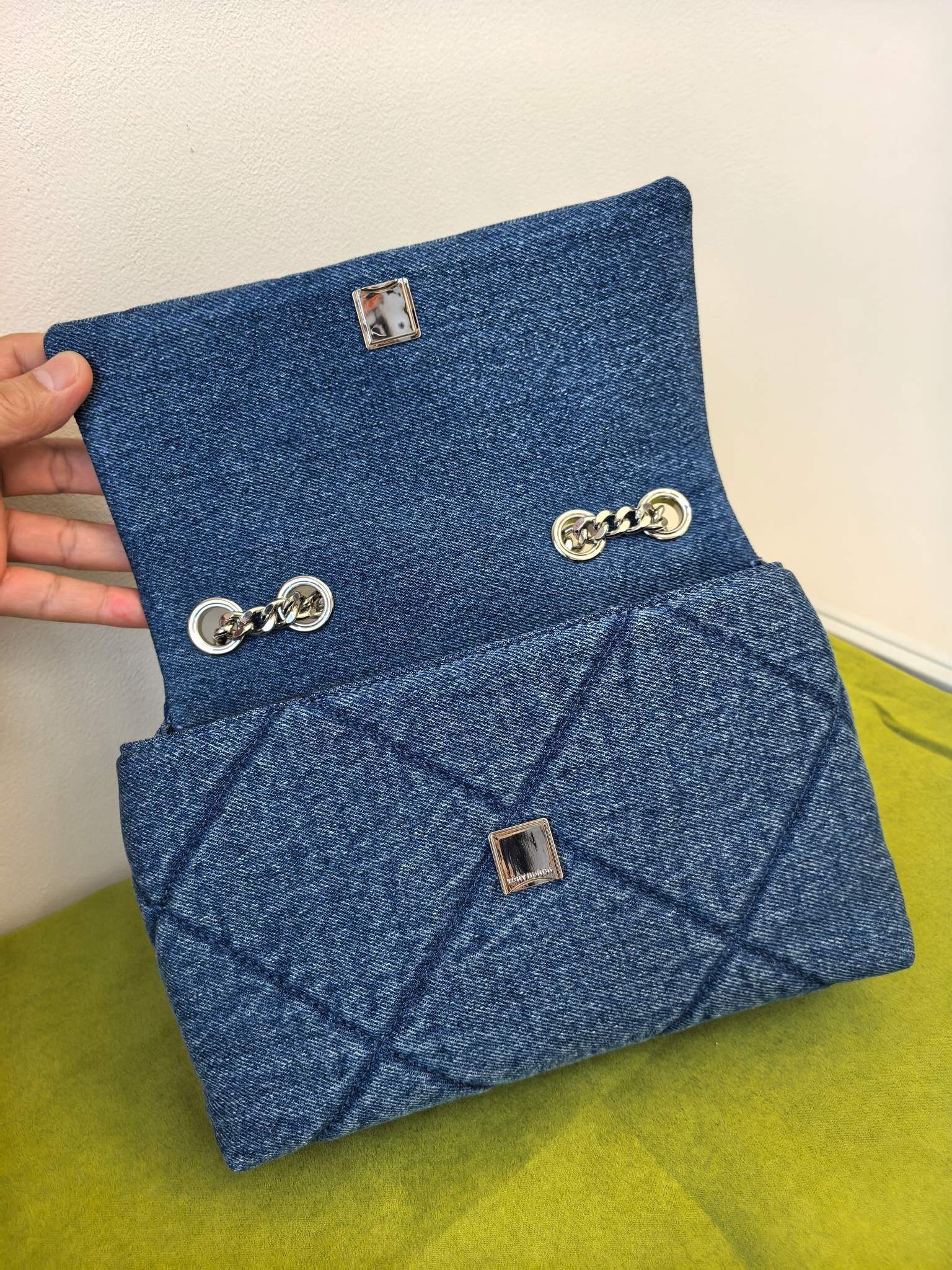TB Denim Kira Shoulder Bag, Luxury, Bags & Wallets on Carousell