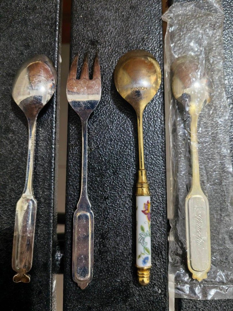 Teaspoons and a Fork - Stainless Set of 4 (Category: Other Kitchenware & Tableware) located in Cebu City. Submitted by dudes_villanueva (Listing ID 1468977528, Image 2). Description: Teaspoons and a Fork - Stainless Set of 4 📌 In excellent condition. 📌 May Minton. Very light tarnish lang barely visible. Isa Naka plastic seal pa..