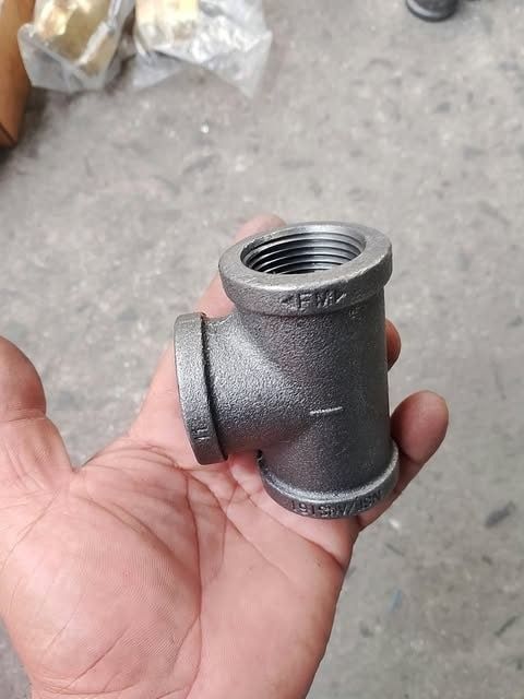 Tee Reducer malleable iron Specs : 1"x1/4" (Category: Home Improvement Tools & Accessories) located in Manila. Submitted by 09171479278_elsie. (Listing ID 1468946224, Image 1). Description: Tee Reducer malleable iron Specs : 1"x1/4".