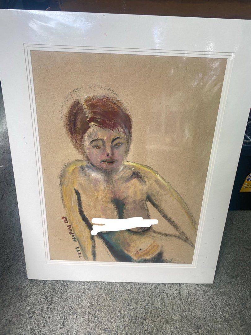 Tess Mapua Original Signed Figurative Paintings Set Dated 2002 Lot (Category: Art & Prints) located in Malolos. Submitted by jjantiques (Listing ID 1469084221, Image 3). Description: - Artist: Tess Mapua (Dated 2002, signed) - Medium: Original mixed media figurative art - Style: Expressive portraits and female figures in vibrant color palettes - Presentation: Professionally matted in white frames, ready to hang - Perfect for: Contemporary local a