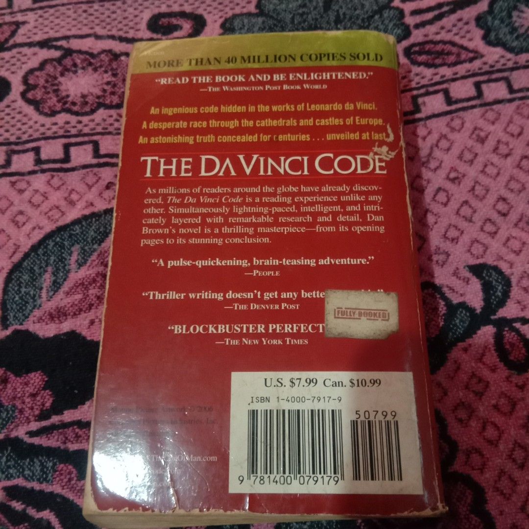 The Da Vinci Code (Category: Storybooks) located in Cainta. Submitted by oreo_cat01 (Listing ID 1469013627, Image 2). Description: .