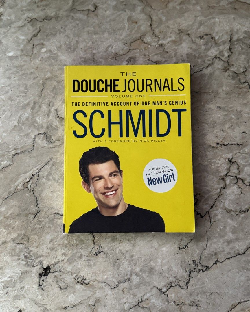 The Douche Journals by Schmidt (Category: Storybooks) located in Malabon City. Submitted by betterdaysbookstore (Listing ID 1469056630, Image 1). Description: If you really think you're cool, you will buy this book. 📍 location: Valenzuela 💳 payment: Gcash 📦 Shipping via J&T only 📌 Note: • payment first policy • delivery fee c/o buyer • more photos available upon request.