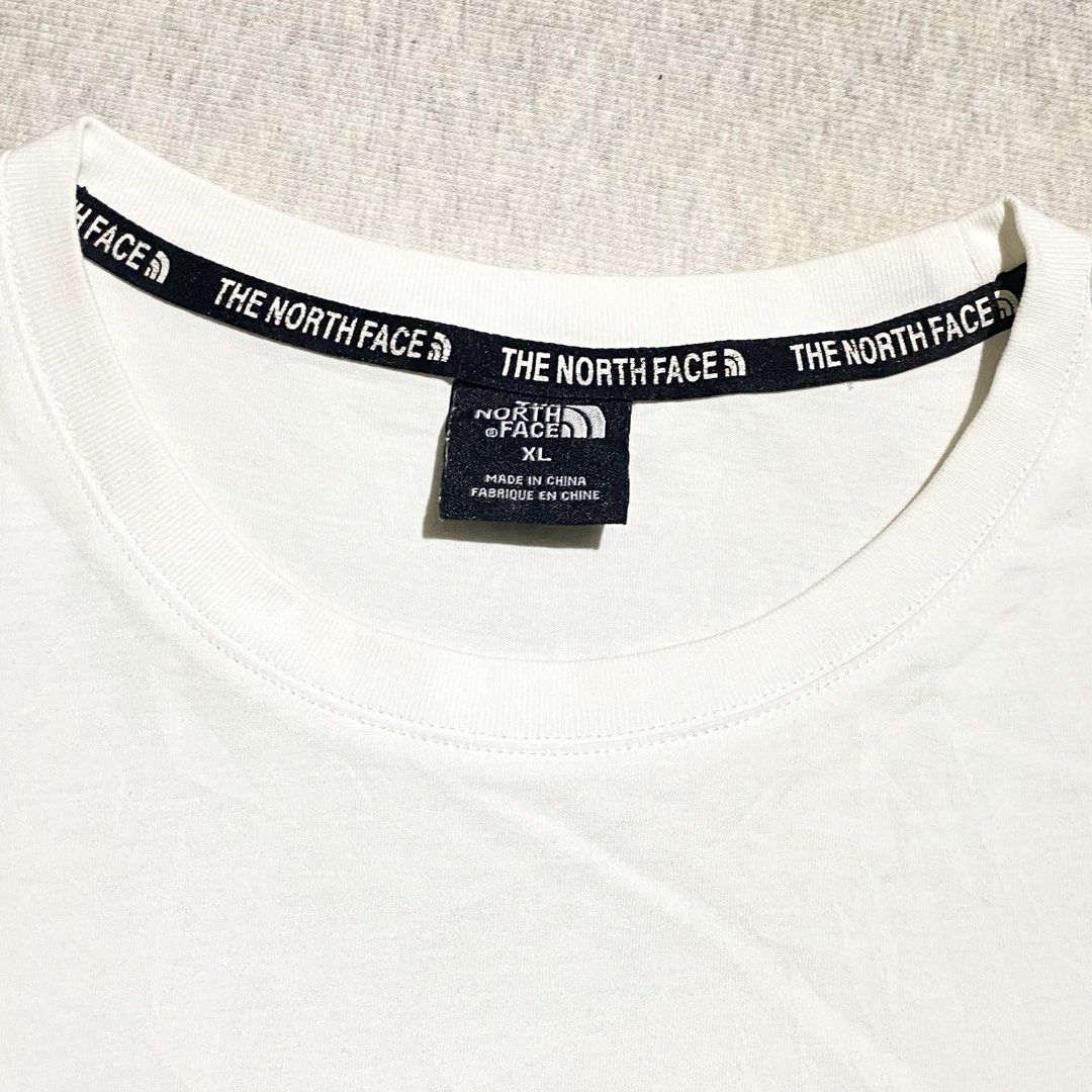 The North Face back to back logo (Category: Tshirts & Polo Shirts ) located in Mabalacat. Submitted by stellargarments (Listing ID 1468997790, Image 3). Description: Length : 27 Width : 21 Condition : 9.5/10 buong buo lahat ng logos with necktag very comfy & smooth on skin medjo lukot pa po walang yellow stain need wash fresh from bale only color may vary due to lighting.