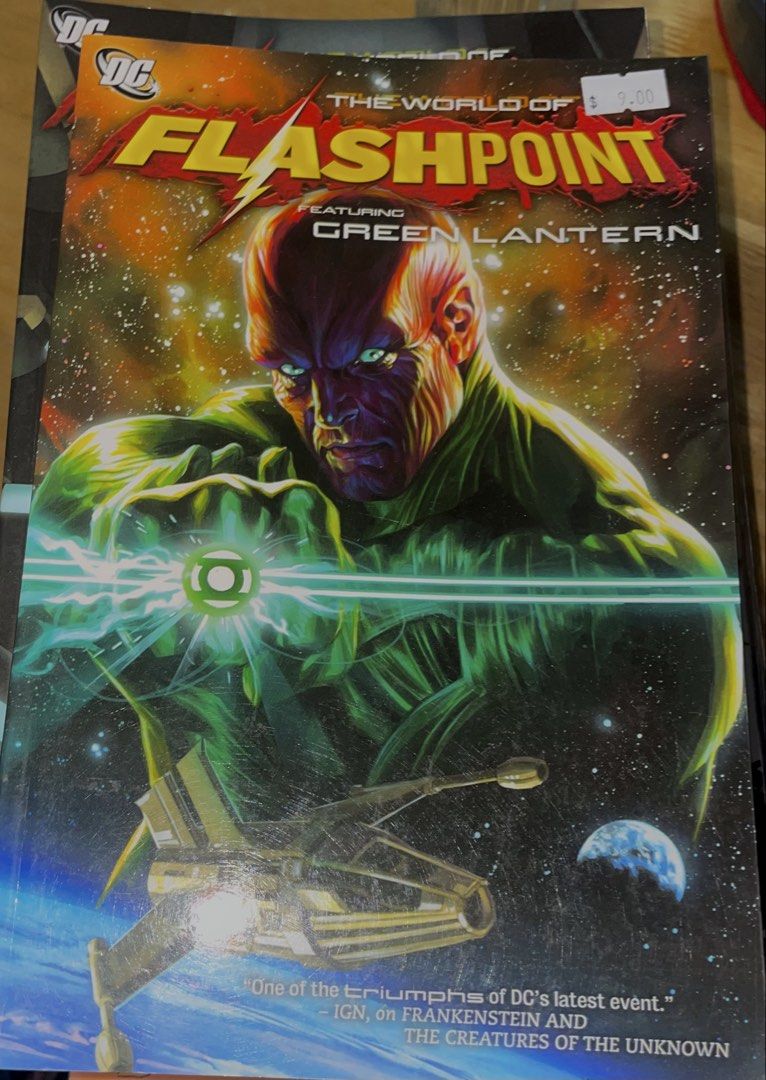 The World of Flashpoint Featuring Green Lantern DC Comic (Category: Comics & Manga) located in Manila. Submitted by andreslvdr (Listing ID 1469100178, Image 1). Description: - Title: DC Comics The World of Flashpoint Featuring Green Lantern - Cover Art: Awesome space battle artwork featuring Abin Sur - Condition Note: Features original price tag sticker in the top right corner - Collection: Perfect addition for any DC or Flashpoint event fan -Sen