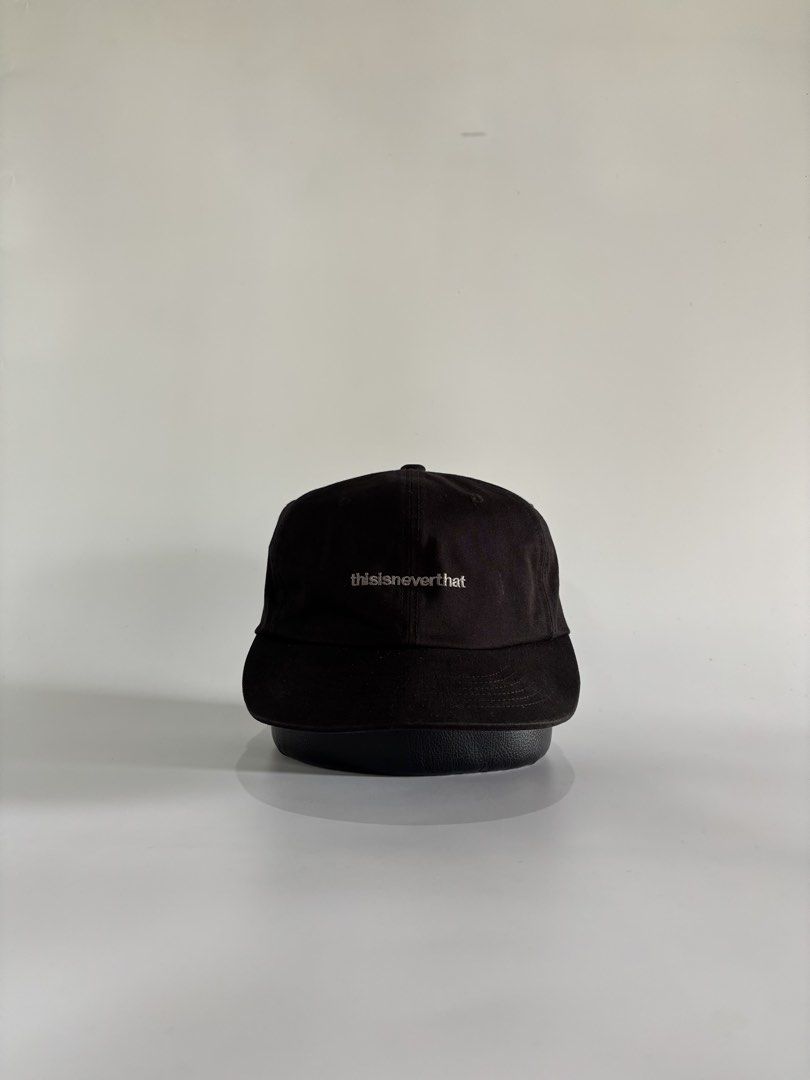 Thisisneverthat Panel Cap (Category: Caps & Hats) located in Malaybalay. Submitted by haulsome (Listing ID 1468996606, Image 1). Description: Thisisneverthat Panel Cap -Like new/no flaws -In triple black -Features an embroidered thisineverthat script up front and leatherstrap -Adult size, adjustable strap 700php, +sf.
