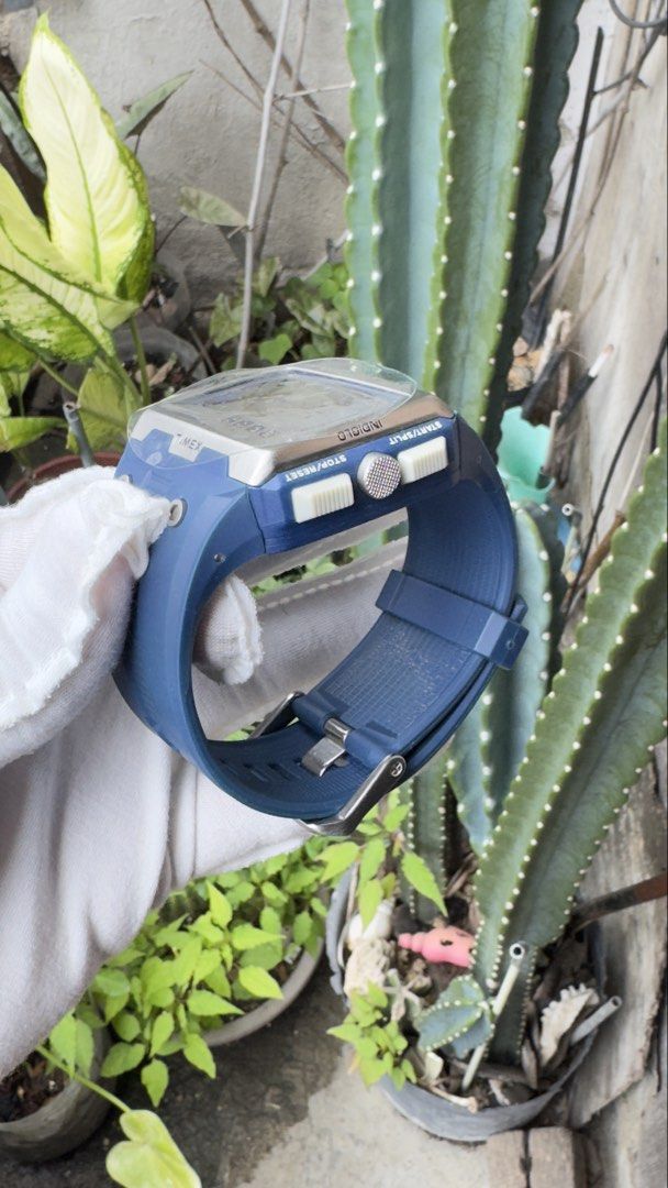 Timex Expedition WS4 Digital Compass Altimeter Watch Blue (Category: Men's Watches) located in Manila. Submitted by junjun12356 (Listing ID 1469160323, Image 2). Description: - Brand/Model: Timex Expedition Outdoor Watch - Color: Blue with silver-tone bezel and rugged resin strap - Display & Functions: Digital display with compass, altimeter, barometer, and temperature readings - Durability: Stainless steel caseback and 50m water resistance - Con