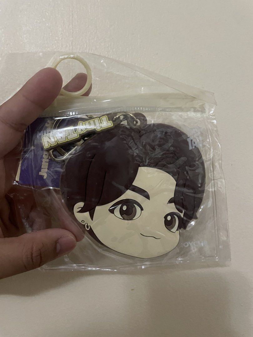 TinyTAN Jung Kook character rubber keychain BTS (Category: Character Goods) located in Quezon City. Submitted by lianas_preloved (Listing ID 1469039469, Image 1). Description: - Official BTS TinyTAN Jung Kook rubber keychain - Brand new and sealed in original plastic pouch with tag - Features authentic barcode label on the back - Perfect accessory for bags, keys, or lanyards - A must-have collectible for every ARMY.