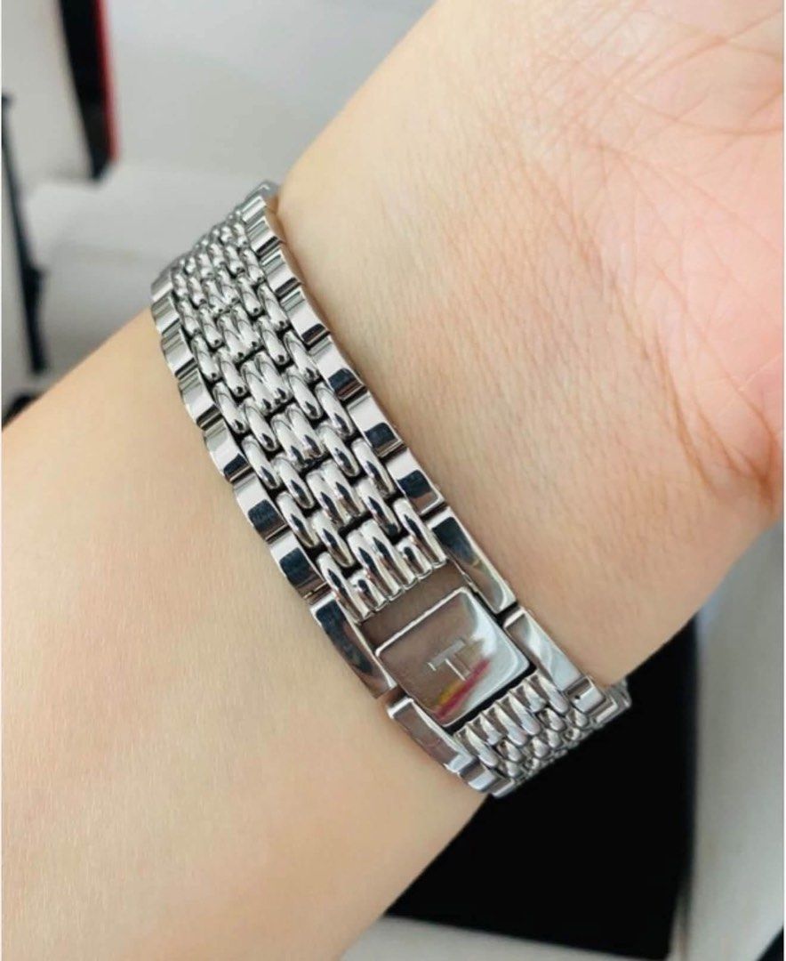 Tissot Watch for Ladie’s (Category: Women's Watches) located in Manila. Submitted by annafinds (Listing ID 1469055326, Image 3). Description: ₱9,800 Auth Tissot Watch for Ladie’s -Silver Dial -Sapphire Glass -Swiss Made -Stainless Steel -Quartz Movement -Small to Large Wrist Size -With Original Box -In Excellent Condition 📌Disclaimer:📌 All Products, Names, Brands, and Logos are owned by their respective brand owners. We are not affiliated with 