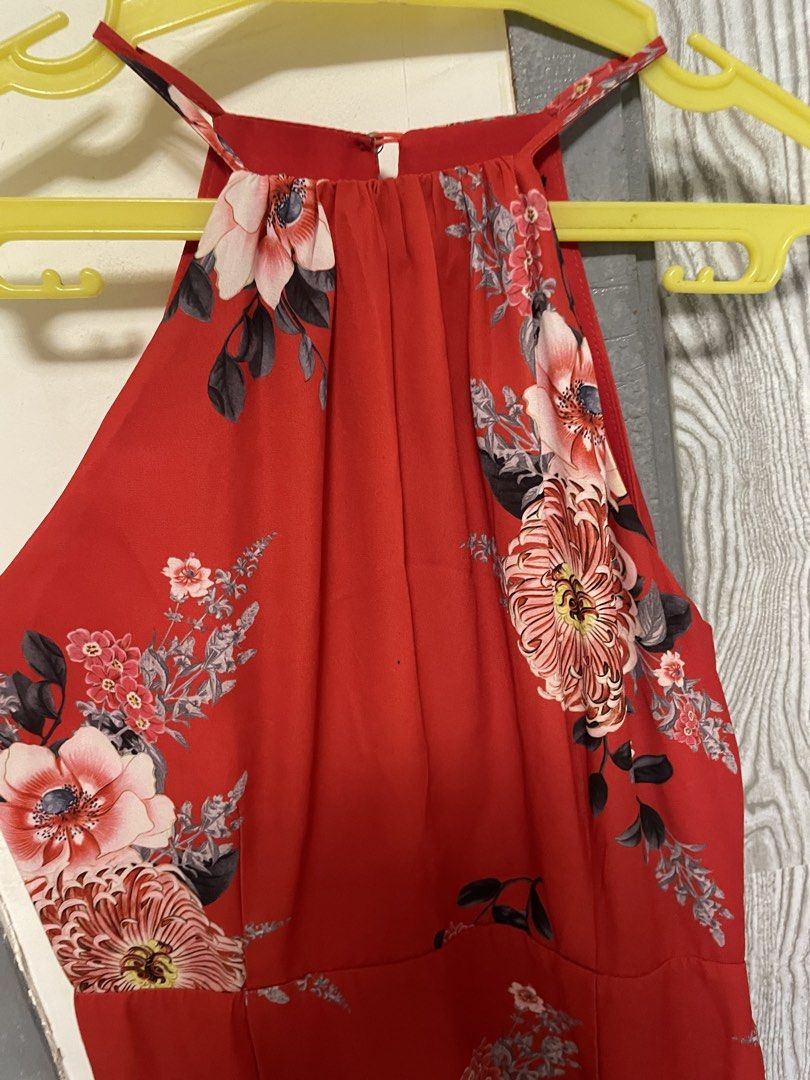 Tokito Red Dress (Category: Dresses) located in Manila. Submitted by peansandtobs (Listing ID 1468974408, Image 2). Description: Can nego price for sure buyers Decluttering Rfs: Naka tambak lang Di pa ata nagagamit Can fit small to medium .