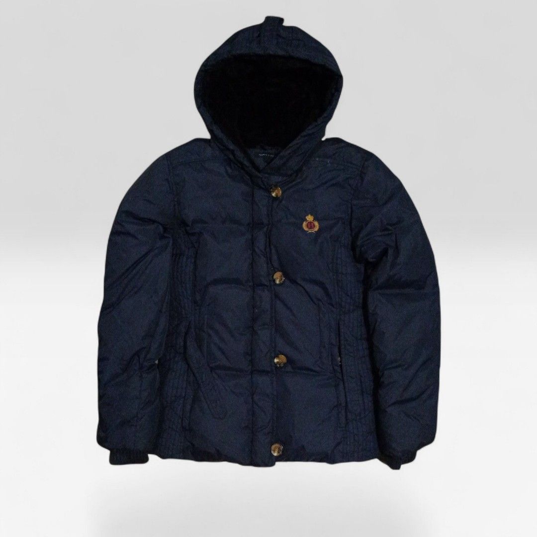 TOMMY HILFIGER PUFFER JACKET (Category: Coats, Jackets and Outerwear) located in Caloocan City. Submitted by paulchristian_rewear.05 (Listing ID 1469120481, Image 1). Description: STILL IN EXCELLENT CONDITION, NO FADINGS SMALL ON TAG BUT IT CAN FIT TO MEDIUM TO LARGE.