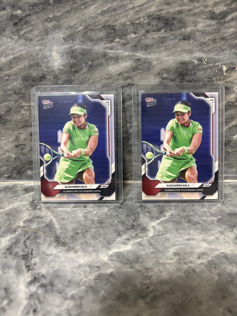Topps - Alex Eala card (Category: Raw Singles) located in Paranaque City. Submitted by rookbun (Listing ID 1468956070, Image 1). Description: 📍Paranaque loc Taguig & Mandaluyong - Tues to Thursday message me for more inquiries.