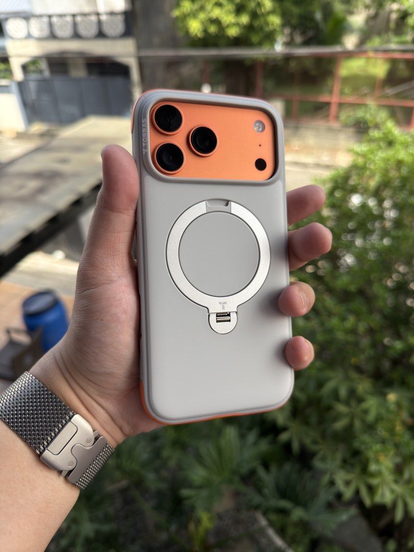 TORRAS Ostand Q3 Rugged for iPhone 17/18 Pro Max (Category: Cases & Sleeves) located in Manila. Submitted by rephaelmendoza (Listing ID 1468953714, Image 1). Description: Delivered an hour ago this morning, October 19. Fitted only for reference on a 17 Pro Max, returned to the box afterwards. Looks really sturdy and feels premium. Can also fit an iPhone 18 Pro Max. Price fixed, no swap/trade. Price is 3,700-4,000 pesos online. Selling way below S
