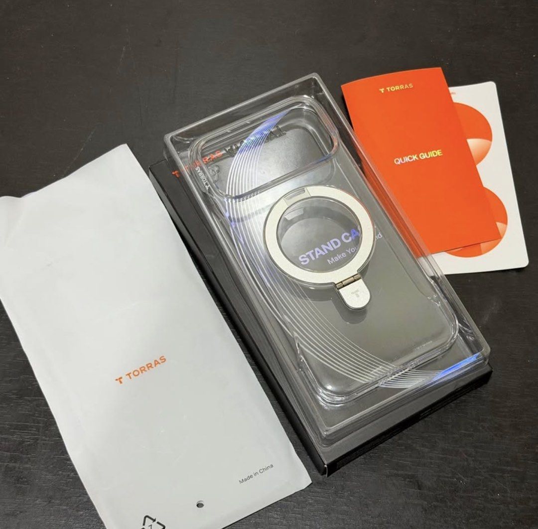 Torras Stand Case - iPhone 17/18 Pro Max (Category: Cases & Sleeves) located in Manila. Submitted by youngwater-a152c5 (Listing ID 1469096953, Image 3). Description: - bought for 1.8k, selling for 1000 only! could negotiate a bit for a sure buyer! - only opened for fitting! - location: fairview - can do lalamove / grab pickup / or meetup at starbucks - feu nrmf - rfs: too many cases 😭.