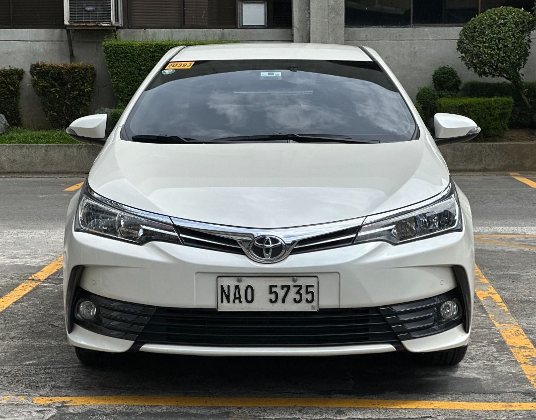 Toyota Corolla Altis Altis 1.6 V Auto (Category: Used Cars) located in Antipolo. Submitted by kenthologyy (Listing ID 1468975421, Image 2). Description: 2018 Toyota Altis 1.6 V 47,000KM ODO ONLY (Not tampered) PRISTINE CONDITION! Automatic transmission Color: White Pearl Casa maintained (Toyota Manila Bay and Makati with service records) Last PMS on September 29, 2026 (Toyota Makati) New tires (including spare tire) purchased on August 14, 2026 C