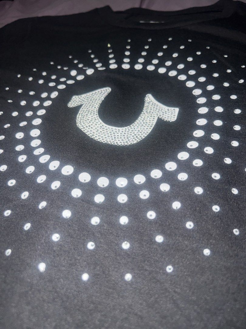 True Religion Rhinestone (Category: Activewear) located in Lucena. Submitted by zhildaze (Listing ID 1469098974, Image 2). Description: WTS TRUE RELIGION RHINESTONE EXCELLENT NO ISSUE SMALL ON TAG 480 .