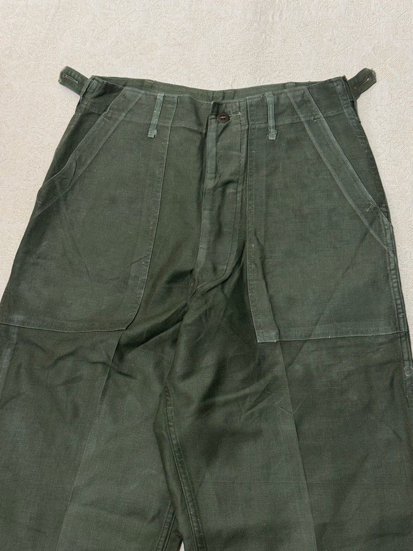 True Vintage 1960’s OG-107 First Pattern Baker Pants US Army (Category: Trousers) located in Angeles City. Submitted by luigisells (Listing ID 1469116809, Image 2). Description: Size 28 Very Good Condition Issue/s: none amekaji militaria MOP: Gcash or Bank Transfer Courier: J&t Express.