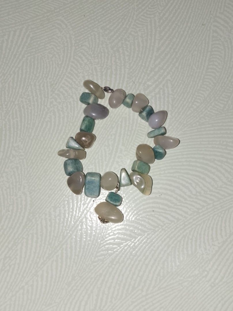 Tumbled Stone Chip Bead Charm Multi-color Bracelet (Category: Bracelets) located in Bacolod City. Submitted by beam_tori (Listing ID 1468995238, Image 1). Description: - MOP: Gcash - MOD: J&T.