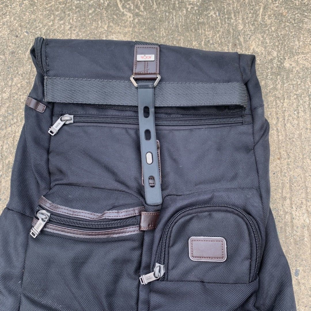 TUMI BAGPACK (Category: Backpacks) located in Cagayan de Oro. Submitted by prieyaazenia_30 (Listing ID 1469111224, Image 2). Description: TUMI BAGPACK EXCELLENT DAMING COMPARTMENT LAGAYAN NANG LOPTOP DOCUMENTS, TRAVEL, OFFICE PWEDE BLACK NA BLACK PA MINOR ISSUE LANG PO.