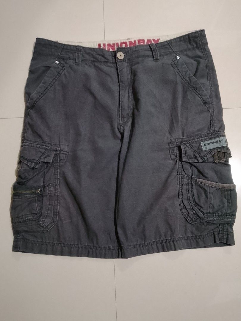 UNIONBAY JORTS (Category: Jeans) located in Cavite. Submitted by jftxthrift (Listing ID 1469072789, Image 1). Description: sz 38-40 ‎length 24.5 ‎thigh 14 ‎l.o 12 issue missing 1 button on the cargo pocket, also check pics.