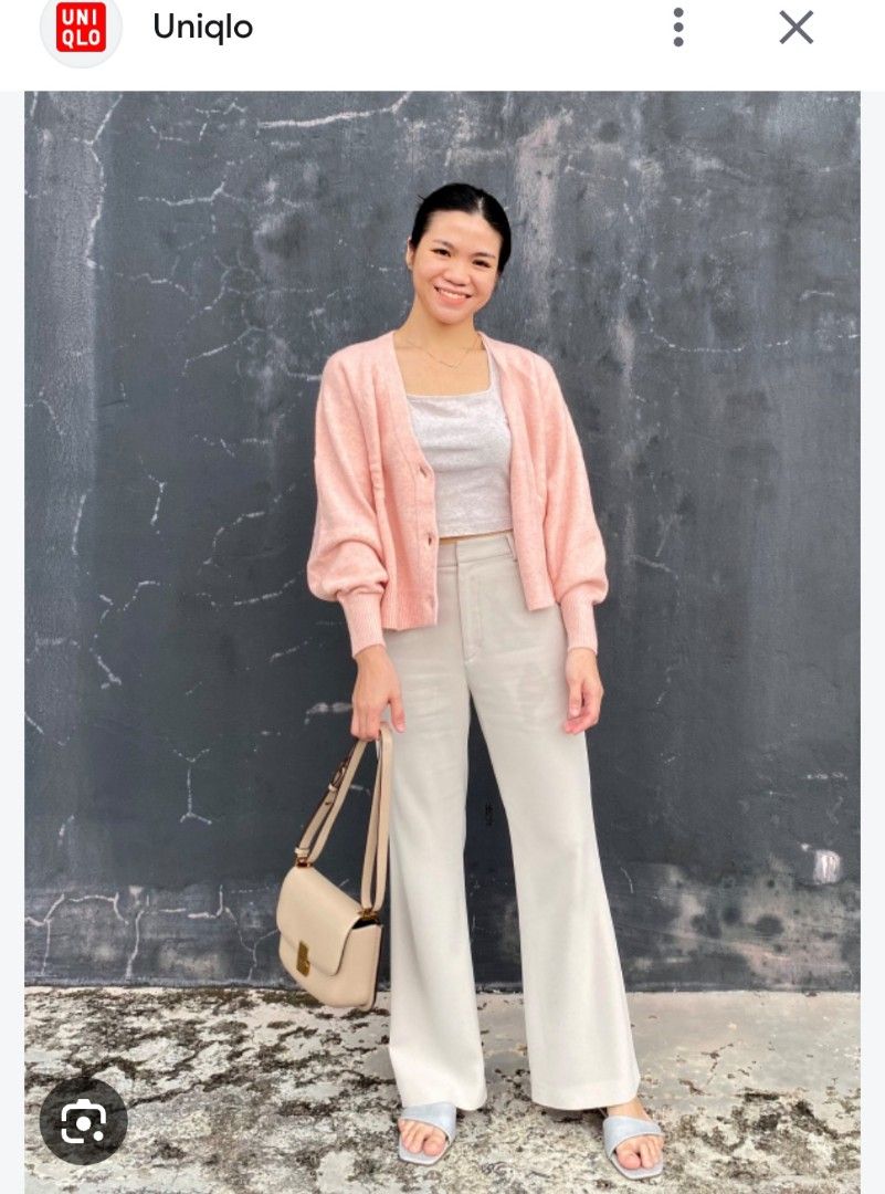 UNIQLO Drape Flared Pants (Category: Other Bottoms) located in Basista. Submitted by purpleens_shop (Listing ID 1469044189, Image 1). Description: .
