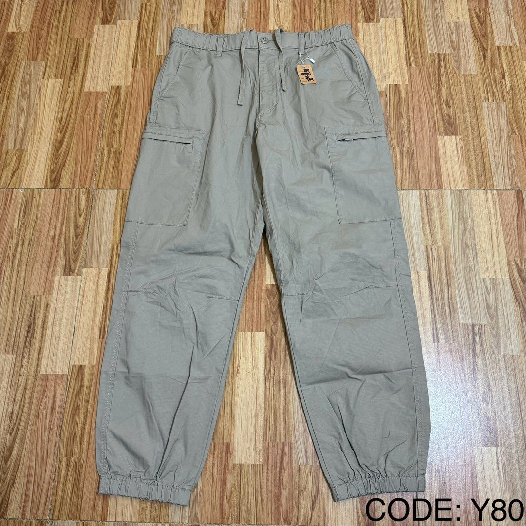 UNIQLO MEN’S CARGO JOGGER PANTS (Category: Joggers) located in Manila. Submitted by thrifthing_121102 (Listing ID 1469134564, Image 1). Description: UNIQLO MEN’S CARGO JOGGER PANTS •SIZE: Medium •WAIST: 31-34” •LENGTH: 37.5” •COLOR: Khaki •CODE: Y80 •EXCELLENT CONDITION •NO ISSUES ₱599 + SF ✅All items are in excellent to new condition. ✅Color may vary due to lighting. 📦J&T Express or Lalamove Shipping. 💸Gcash Payment. 📍Moonwalk, Paranaque City