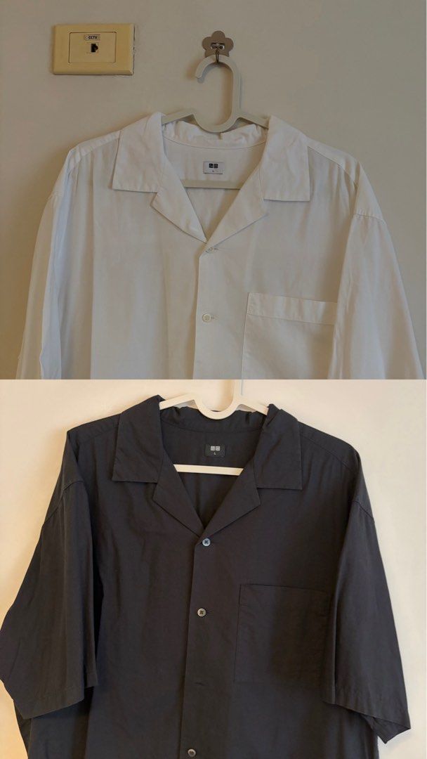 Uniqlo Polo Bundle (Category: Tshirts & Polo Shirts ) located in Manila. Submitted by sebedi (Listing ID 1469005217, Image 1). Description: Uniqlo Cuban Polo in White and Black Size L 2 for 500, 300 each.