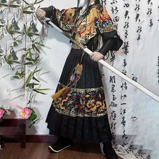 Hanfu Blue Outfit DnD Party, Women's Fashion, Dresses & Sets ...