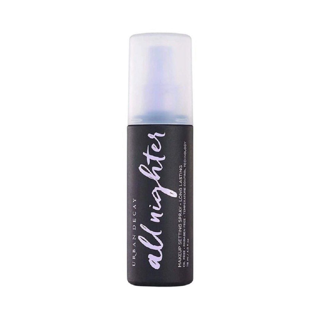 Urban Decay All Nighter Makeup Setting Spray 118ml (Category: Makeup) located in Pasig City. Submitted by bitofahoarder (Listing ID 1469079331, Image 1). Description: - Authentic Urban Decay All Nighter Setting Spray - Size: Full size, 118 ml - 16-hour long wear time - Smudge-proof and transfer-proof formula - Oil-free with temperature control technology - Vegan and cruelty-free Brand new without box. Purchased at Sephora. Delivery via LBC, MM ₱1