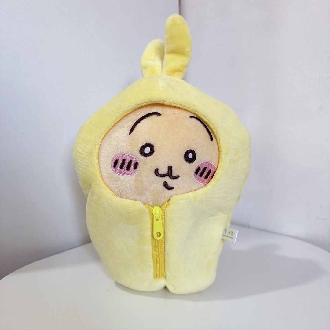 Usagi Chiikawa Sleeping Bag Plush (Category: Plushies & Soft Toys) located in Manila. Submitted by ashyyel_ (Listing ID 1469144257, Image 1). Description: like new condition - have spot dirt back of usagi (check last photo).