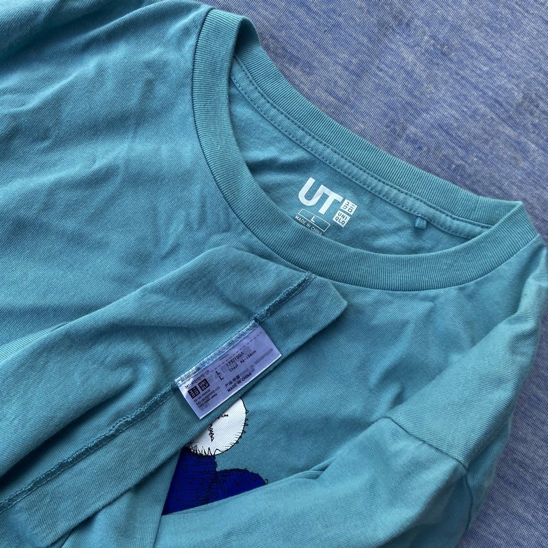 UT X KAWS (Category: Formal Shirts) located in Angeles City. Submitted by stephen52790 (Listing ID 1469059014, Image 3). Description: 🟥UT X KAWS (INCH) Size: L Width: 19.5 Length: 28 •Good as new •Fresh print •Issue: Minimal tiny stain only Price: 450PHP.