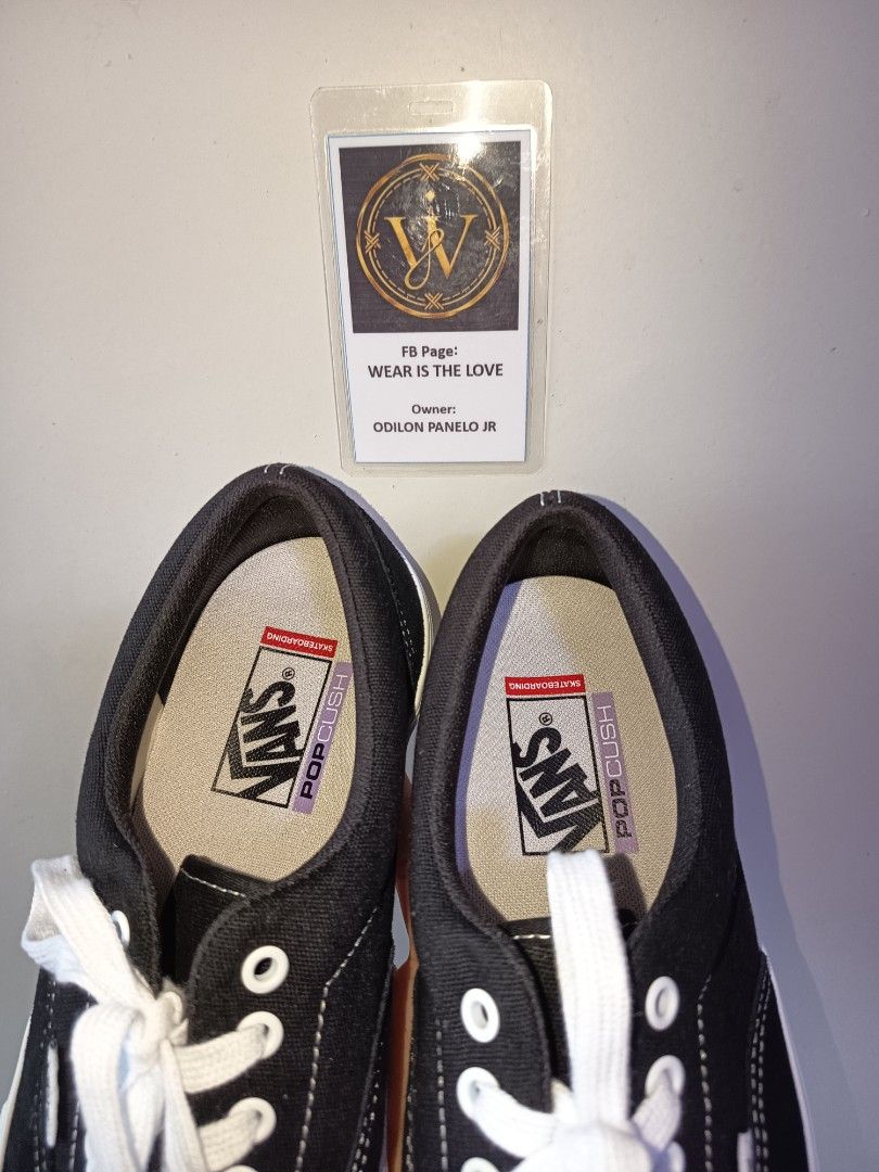 Vans Skate Era B/W (Category: Sneakers) located in Pasay City. Submitted by ODDXX (Listing ID 1469026632, Image 2). Description: Våns Skate Era (Black/White) Size US 10 Men/ 28CM Authentic/Legit/Original✅ Brandnew (NO BOX) SRP 5,995 Selling it out only for 3,495! DM for fast Transaction..
