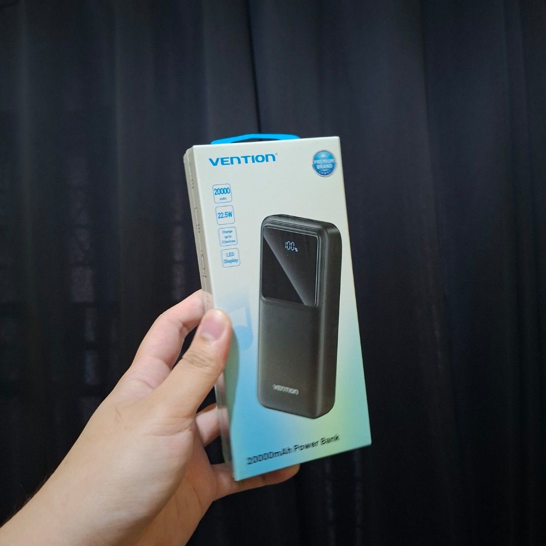 Vention 20,000 mah powerbank (Category: Batteries & Power Banks) located in Pasig City. Submitted by mr.bargaindeal (Listing ID 1469055346, Image 3). Description: .