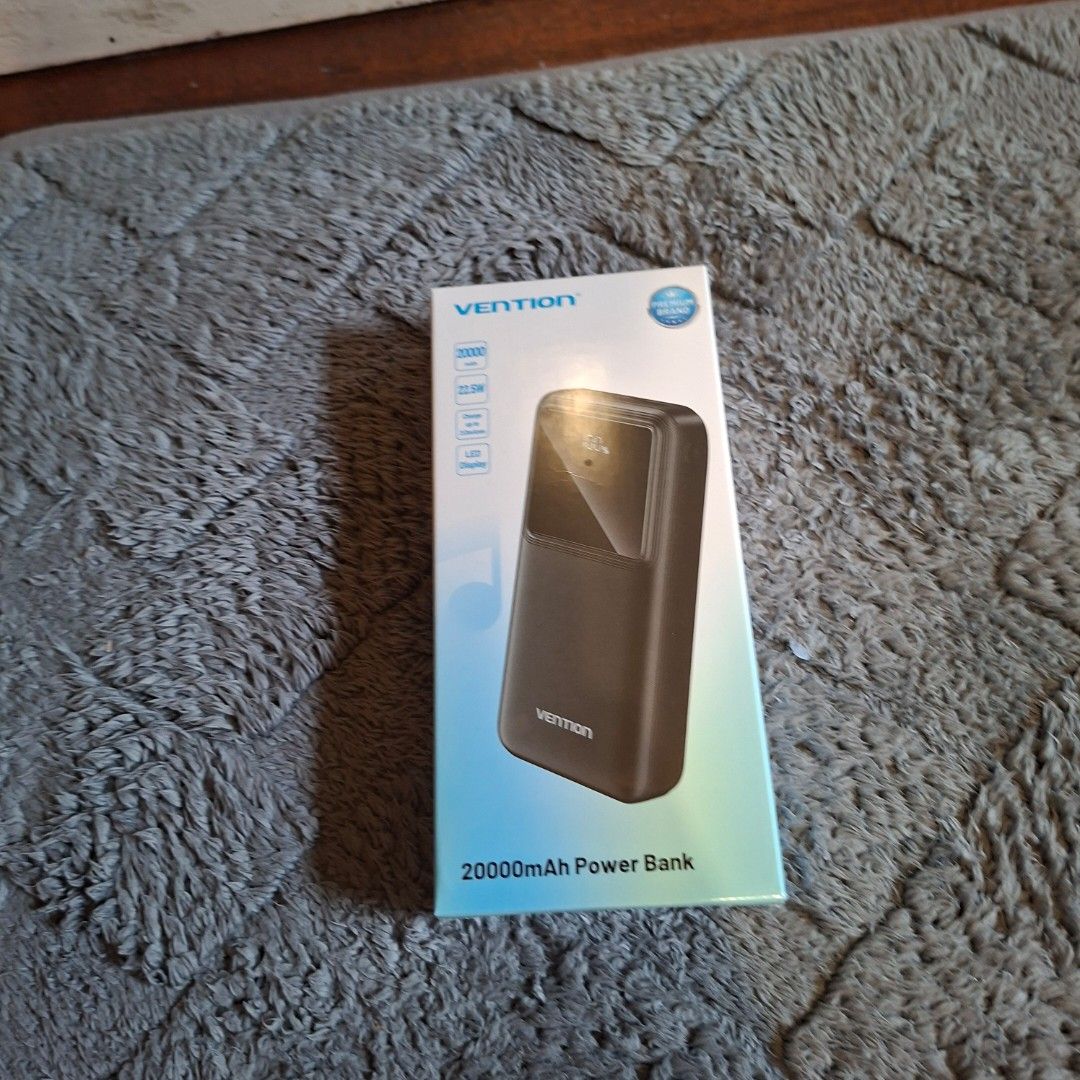 Vention 20,000 mah powerbank (Category: Cleaning Tools & Supplies) located in Manila. Submitted by john-trade (Listing ID 1469055635, Image 3). Description: .