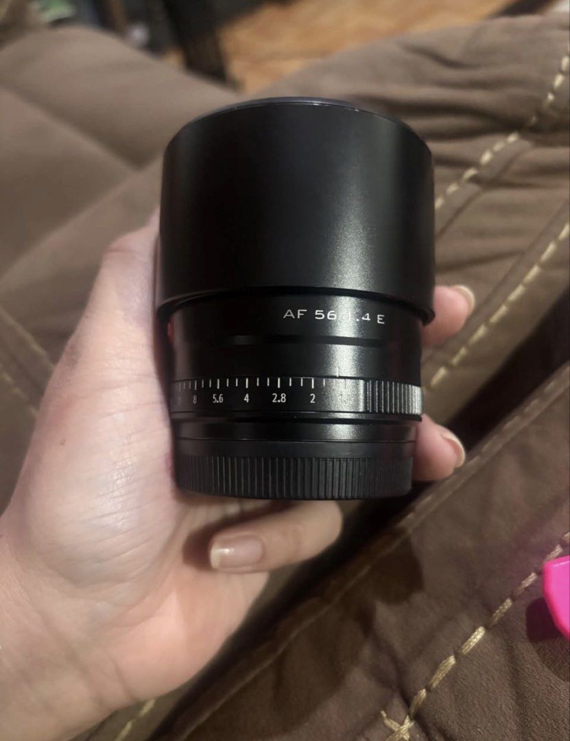 Viltrox AF 56mm f/1.4 E Sony E Mount (Category: Lens & Kits) located in Taguig. Submitted by isza1226 (Listing ID 1469058539, Image 3). Description: Viltrox 56mm 1.4 Sony Emount Well Taken care of a Female Makeup Artist Really grateful for portraits Perfect Condition Comes with original box, Lens cap and bottom cap Sample pictures as attached Discounted at 9k since barely used, no to lowballers please :) Can be picked up at Taguig by Grab Express