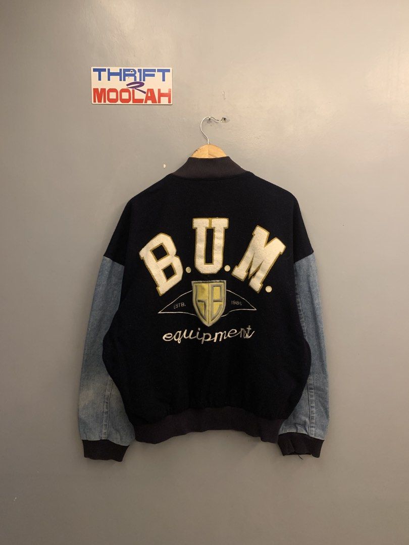 VINTAGE 90s BUM EQUIPMENT WOOL JACKET (Category: Coats, Jackets and Outerwear) located in Cavite. Submitted by thrift2moolah (Listing ID 1468983606, Image 2). Description: VINTAGE 90s BUM EQUIPMENT WOOL JACKET Large best fit 26/26 - Good condition cut neck tag , minimal loose stitch 1200 plus sf.