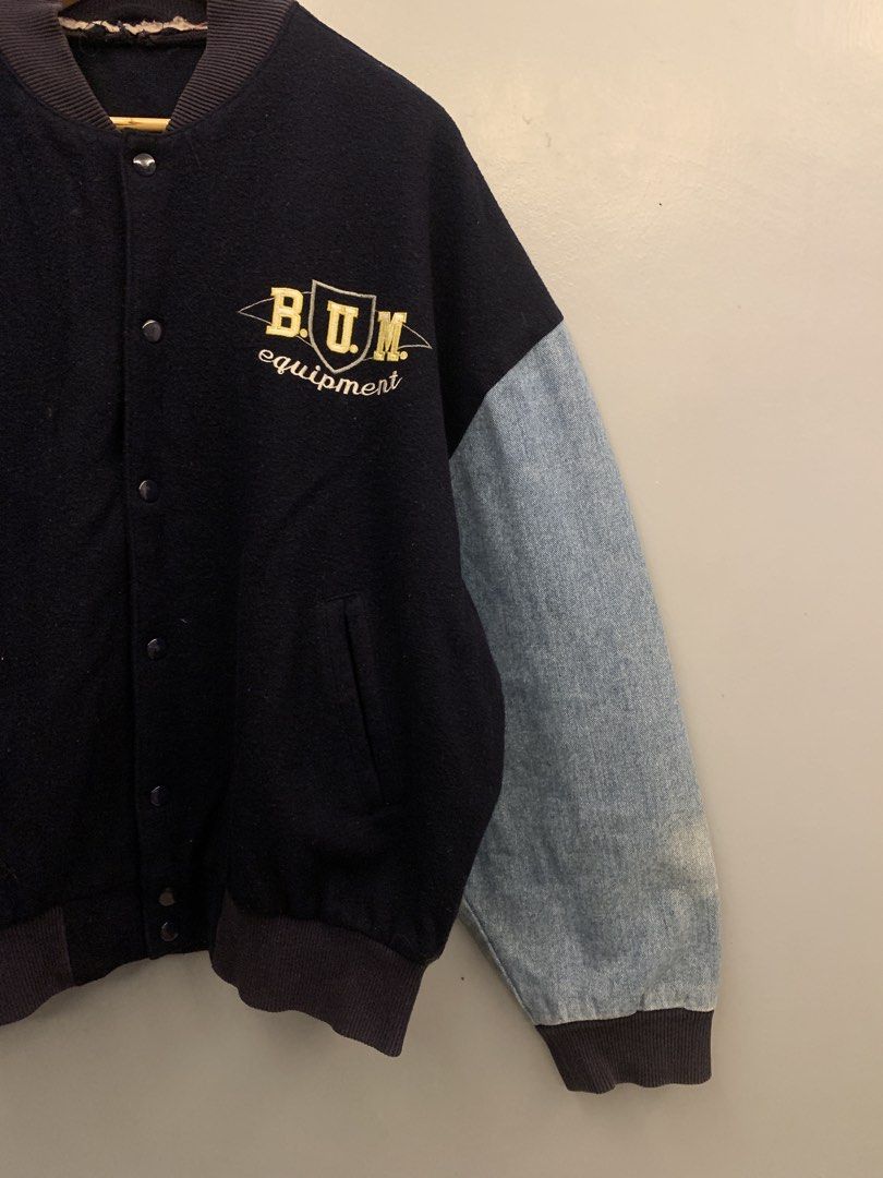 VINTAGE 90s BUM EQUIPMENT WOOL JACKET (Category: Coats, Jackets and Outerwear) located in Cavite. Submitted by thrift2moolah (Listing ID 1468983606, Image 3). Description: VINTAGE 90s BUM EQUIPMENT WOOL JACKET Large best fit 26/26 - Good condition cut neck tag , minimal loose stitch 1200 plus sf.
