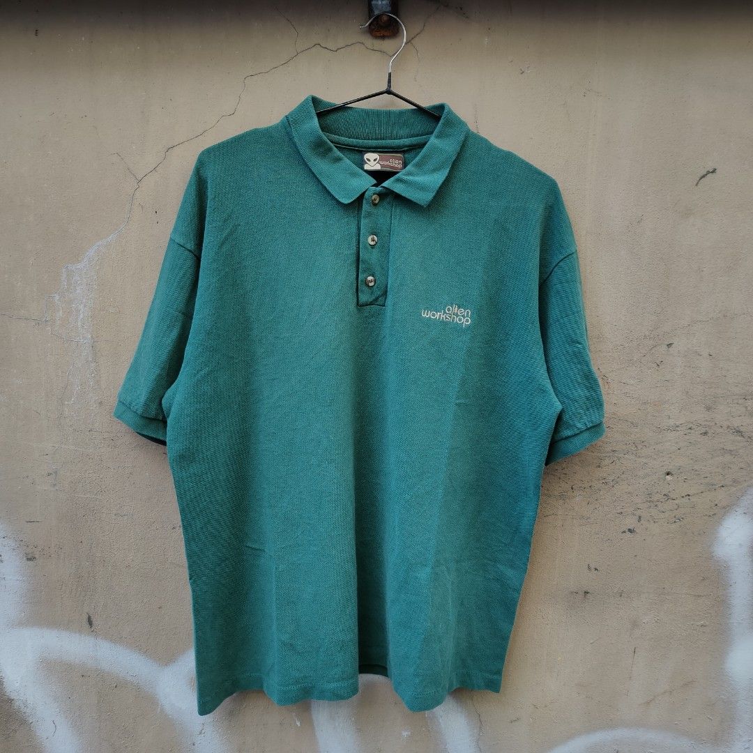 Vintage Alien Workshop Polo Shirt (Category: Tshirts & Polo Shirts ) located in Quezon City. Submitted by stashbyharun (Listing ID 1468996191, Image 1). Description: vintage alien workshop polo shirt with minimal run on the back part kindly check last 2 photos attached vtg skateboarding hook ups fuct stussy dogpile shortys skateboard retro.