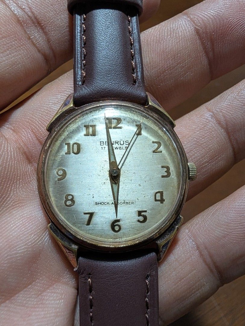 Vintage Benrus (Category: Men's Watches) located in Makati City. Submitted by greatbuysmnl (Listing ID 1469032973, Image 1). Description: Vintage Benrus Men's Watch Hand wind 17 Jewels Shock absorber Swiss made in great working condition .