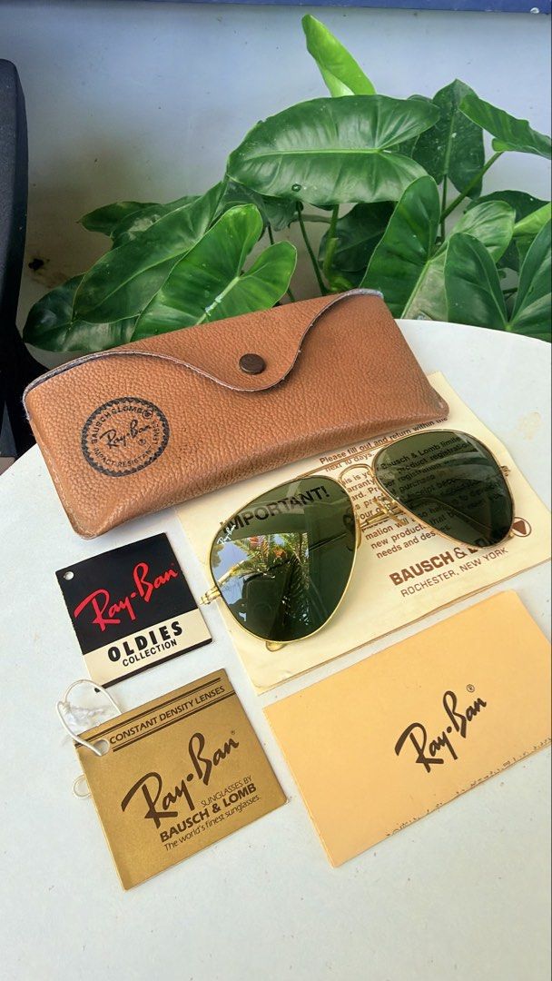 Vintage B&L rayban aviator (Category: Sunglasses & Eyewear) located in Manila. Submitted by silenteagle-742199 (Listing ID 1469161049, Image 1). Description: Vintage B&L rayvan aviator G15 lenses Size:58mm medium Made in USA 4500 Good vintage condition Minimal sign of usage With BL case Location:Davao del norte,can do meet up in nearby cities and can be ship nationwide via LBC No cod/cop Payment BPI/gcash.