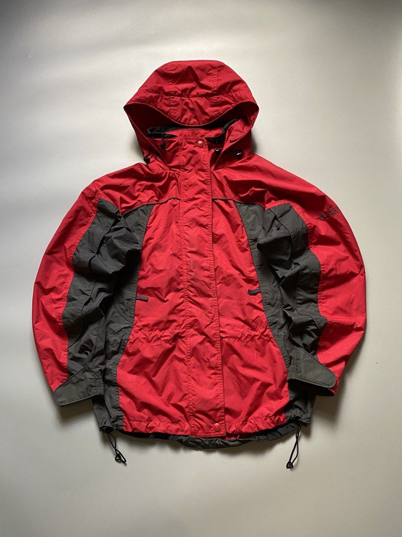 Vintage Columbia Technical Shell Jacket (Category: Coats, Jackets and Outerwear) located in Cebu City. Submitted by dfindss. (Listing ID 1469033677, Image 1). Description: Dimension: 28x22.5 Unisex Need wash Issue missing one puller still working all zippers Packable hood.